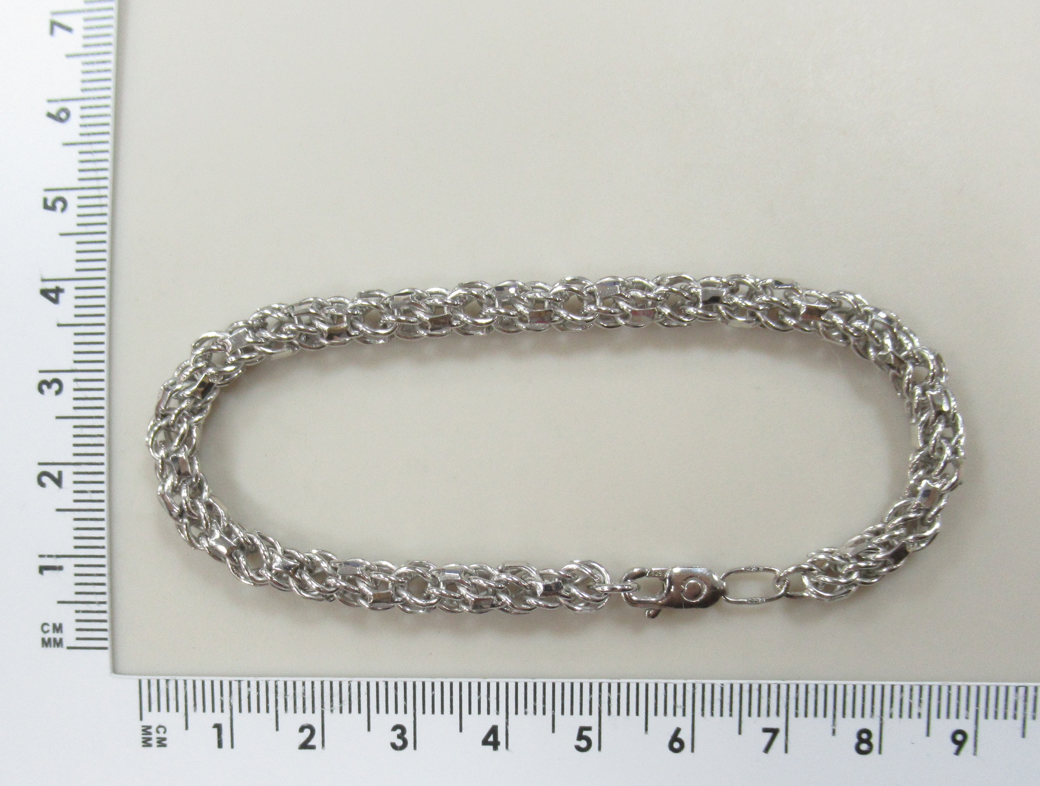 Серебряный браслет плетение "Анаконда"